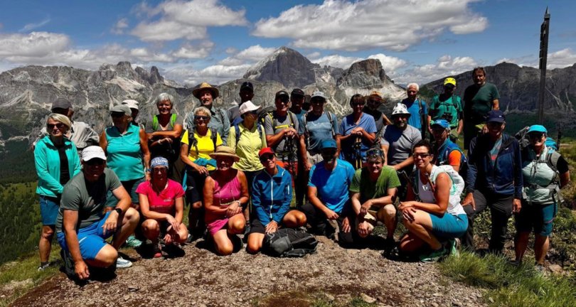 Abb. 4: Gipfelfoto auf dem Monte Pore Richtung Norden